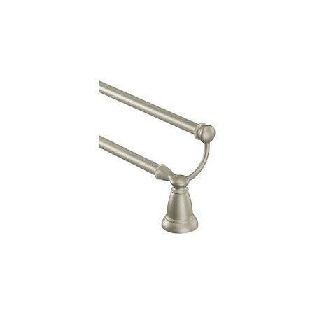 Moen Brushed Nickel 24" Double Towel Bar Y2622BN